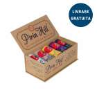 Cutie Lux cu 5 perechi de șosete Fine din Bambus cu Legume