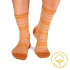 Chaussettes Coton pur Rayures Jaune