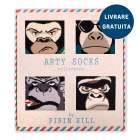 Cutie cu 4 perechi de șosete Arty Socks Maimuțe