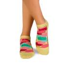 Къси Памучни чорапи с Четки - Жълт