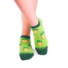 Șosete scurte din Bumbac cu Lămâi - Verde