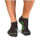 Къси Памучни чорапи с Мотоциклети - Антрацит