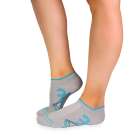 Șosete scurte din Bumbac cu Valuri - Gri pal