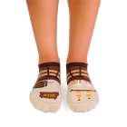 Arty κοντές βαμβακερές κάλτσες με παμπ