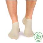 Κοντές λινές κάλτσες - εκρού