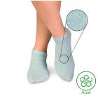 Κοντές λινές κάλτσες - γαλάζιο