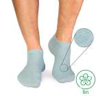 Socquettes Lin Bleu clair