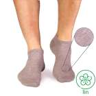 Socquettes Lin Gris