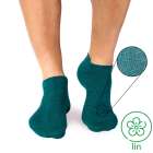 Socquettes Lin Pétrole