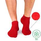 Socquettes Lin Rouge