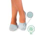 Socquettes Invisibles Lin Bleu clair
