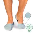 Socquettes Invisibles Lin Bleu clair