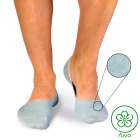 Αόρατες λινές κάλτσες - γαλάζιο