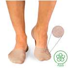 Αόρατες λινές κάλτσες - μπεζ