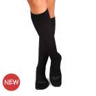 Mi-bas de compression Fil d'écosse - Noir