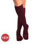 Mi-bas de compression Fil d'écosse - Bordeaux