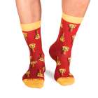 Chaussettes Coton Guitarre Rouge