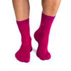 Chaussettes Coton pur Fuchsia