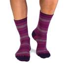 Chaussettes Coton pur Rayures Rose