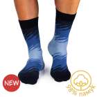 Чорапи с 98% Памук Щрихи - Син