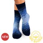 Șosete cu 98% Bumbac Tușe Artistice - Albastru