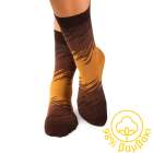 Κάλτσες από 98% βαμβάκι Πινελιές – Καφέ