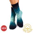 Чорапи с 98% Памук Щрихи - Петрол