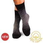 Чорапи с 98% Памук Щрихи - Антрацит