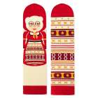 Arty Socks șosete cu Baba Dochia - Bej