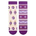 Arty Socks чорапи с Коледни Играчки - Екрю