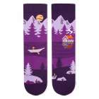 Arty Socks șosete cu Munți - Mov