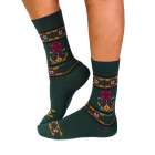 Șosete din Lână MERINO ETHNO - Verde