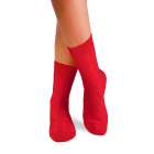 Șosete groase din Lână - Braid Roșu