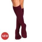 3/4 Șosete compresive din Lână Merinos - Bordeaux