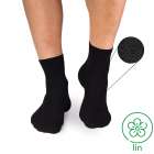 Chaussettes Courtes Lin Noir