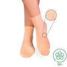 Chaussettes Courtes Lin Corail