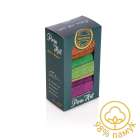 Кутия с 3 чифта чорапи с 98% Памук с Рингели - Оранж, Зелен, Розов