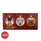 Cutie cu 3 perechi de șosete din bambus Crăciunul Polar