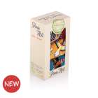 Кутия с 3 чифта Фини Бамбукови чорапи с Цветя и Птици - Петрол, Горчица, Бордо 