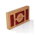 Кутия с Мерино чорапи и шал - Бордо