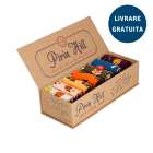 Cutie Lux cu 7 perechi de șosete din Bumbac Toamnă