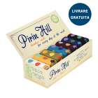 Cutie Lux cu 7 perechi de șosete din Bambus cu Buline