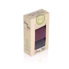 Cutie cu 3 perechi de șosete Fine din Bambus - Bej, Mov, Gri