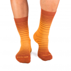 Șosete din Bambus Grad Lines - Galben-Maro