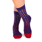 Șosete din Bambus cu Buline - Mov