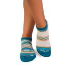 Șosete scurte din Bambus cu Dungi - Bej