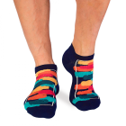 Șosete scurte din Bumbac cu Pensule - Albasru închis