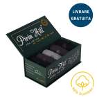 Cutie Lux cu 5 perechi de șosete din 98% Bumbac - Închis