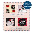Cutie cu 4 perechi de șosete Arty Socks Oiță Îndrăgostită