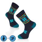 Șosete Termice "Active Lifestyle" Etno - Albastru închis